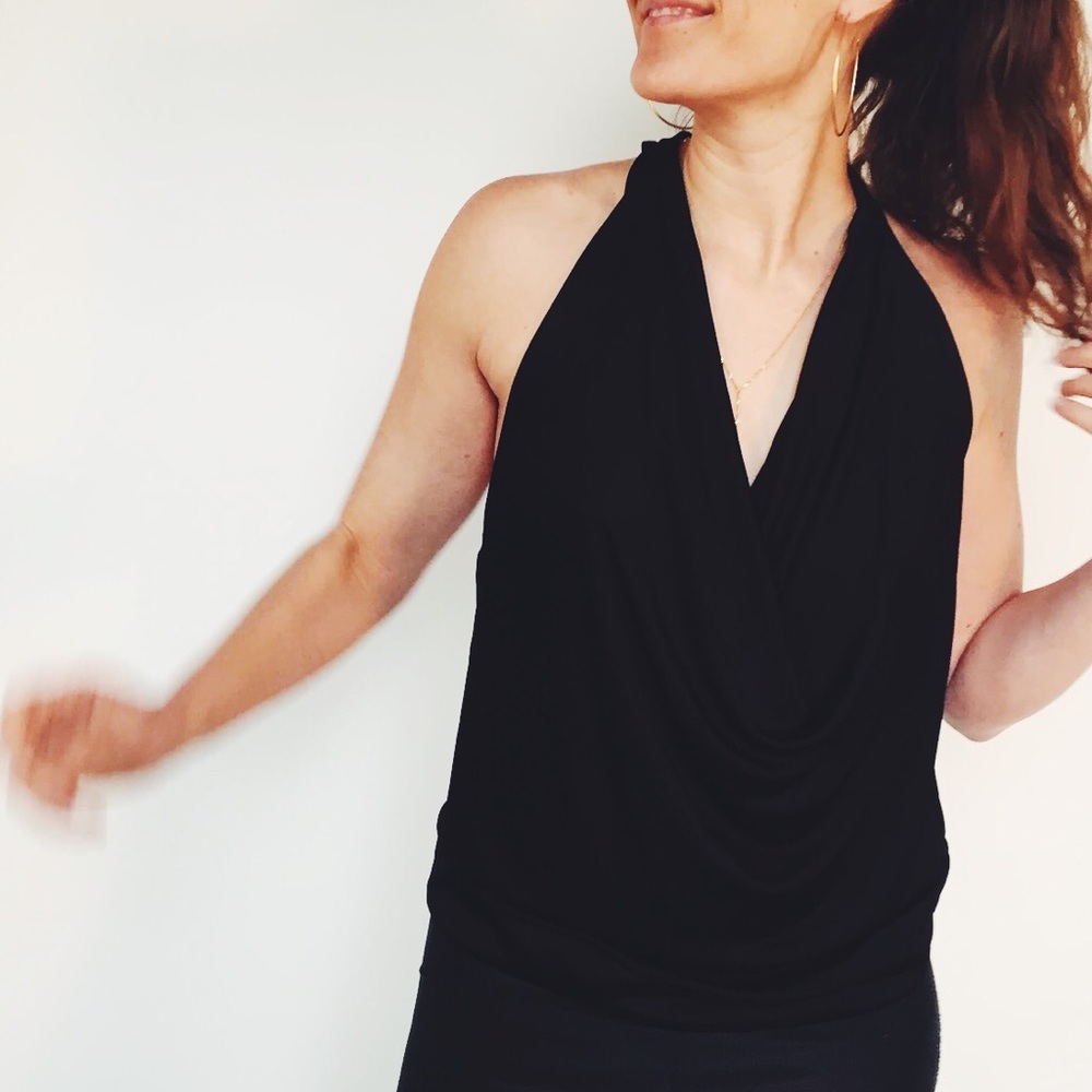 Diane von Furstenburg Black tank top S